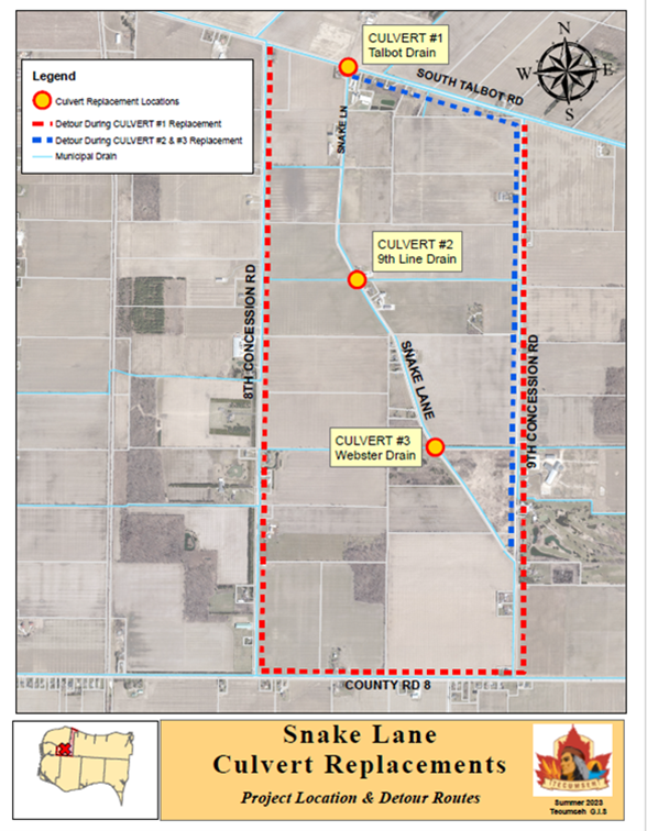 Snake Lane Detour Route 